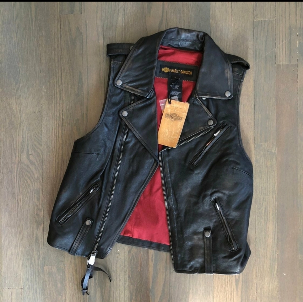 Harley-Davidson Leather Vest S